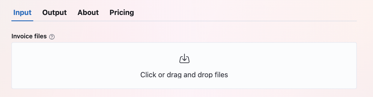 Upload Invoice for OCR Extraction